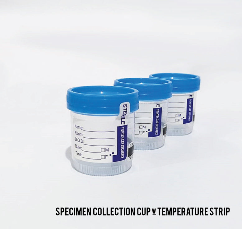 Specimen Collection Cup with Temperature Strip SGbreathalyzers